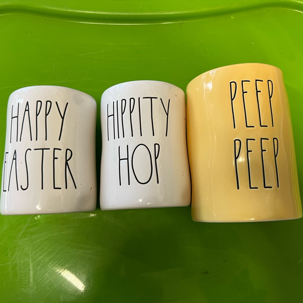 Rea Dunn Set of Three Easter Candles